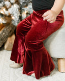 Lina Velour Bell Bottoms